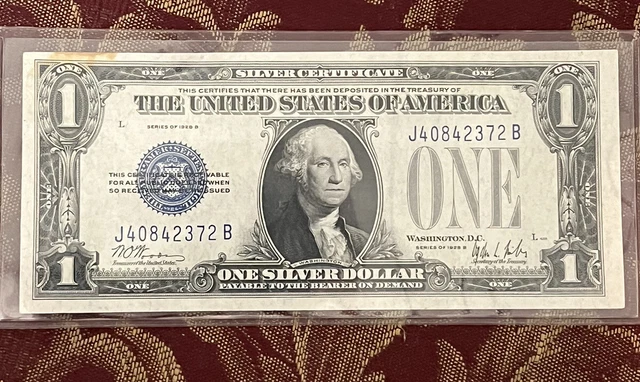 1928 b 1 silver certificate.     Tough Bill!!