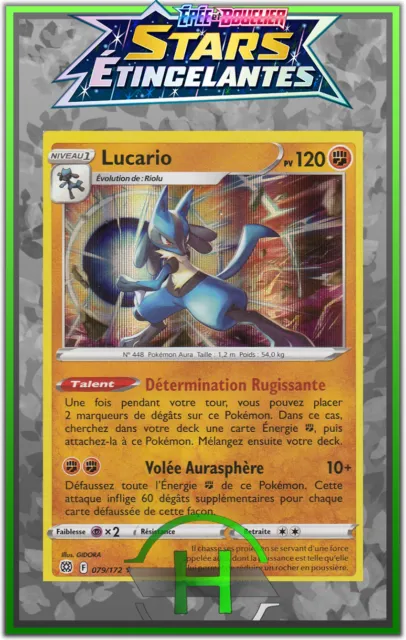 Carte Pokémon EB09 079/172 Lucario RARE