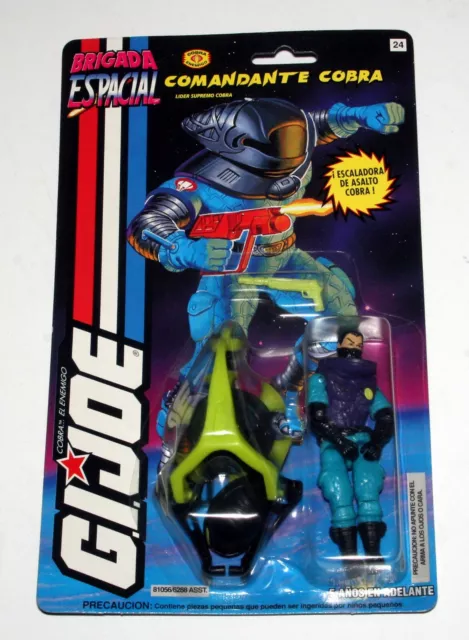 1994 Gi Joe Brigada Espacial ""Comandante Cobra, Lider Supremo, ¡Nuevo En Tarjeta Excelente!"