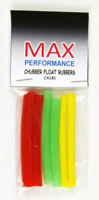 Chubber /  Stick Float Silicone rubber Fishing float rubbers Assorted 4mm - 6mm