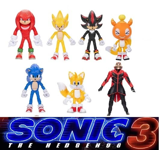 De Toyboys | Sonic - The Hedgehog Movie 3 Action Figure with Vehicle 13 cm