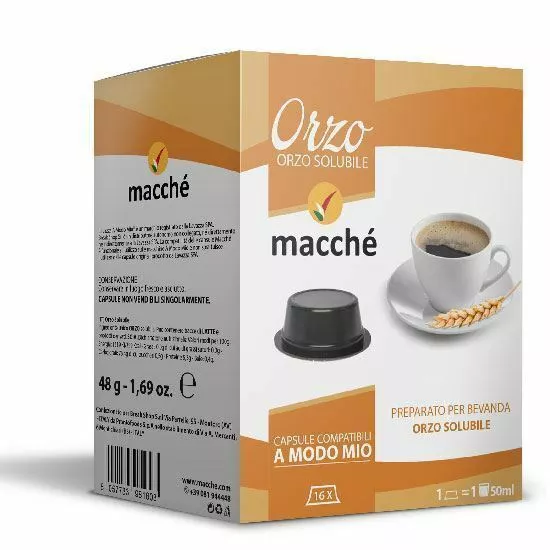 192 Cialde Capsule Compatibili Lavazza A Modo Mio Macche' Ilmio Orzo Originali