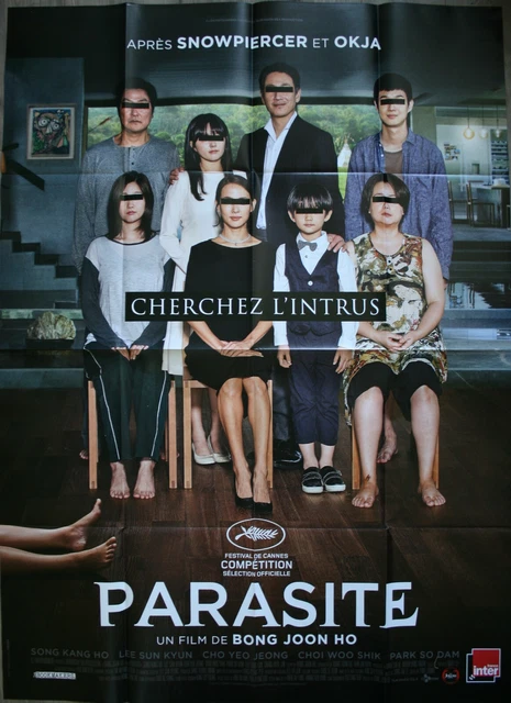 PARASITE Affiche Cinéma Originale Pliée Movie Poster Bong Joon Ho Song Kang-Ho