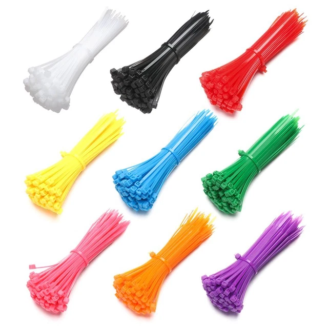 Cinghia per cavo resistente 3 x 100 mm linea di finitura cravatte in bundle cerniera filo di nylon