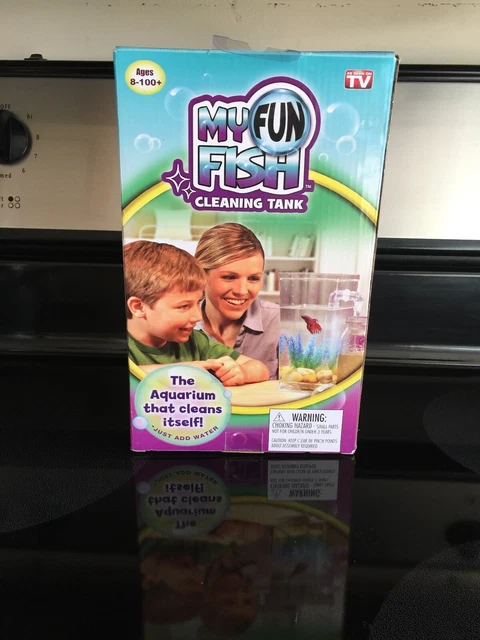 Self Cleaning Aquarium  My Fun FISH TANK Complete Kit with Light-Small Fish Tank