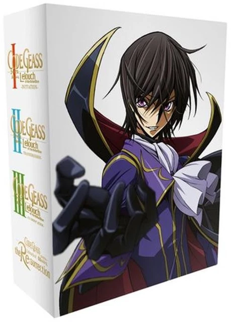 CODE GEASS FILM Trilogy Resurrection Anime Blu-ray Bluray Boxset 4 Disc ...