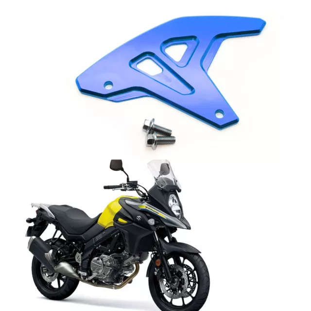 Couvercle protection garde disque frein arrière pour Suzuki DRZ400SM 05-19 Bleu