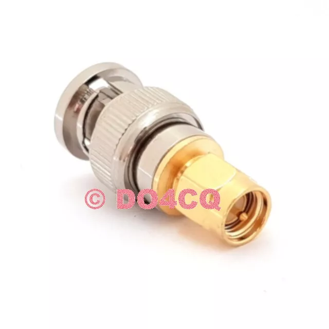 Adapter SMA Stecker auf BNC Stecker ( K07H )