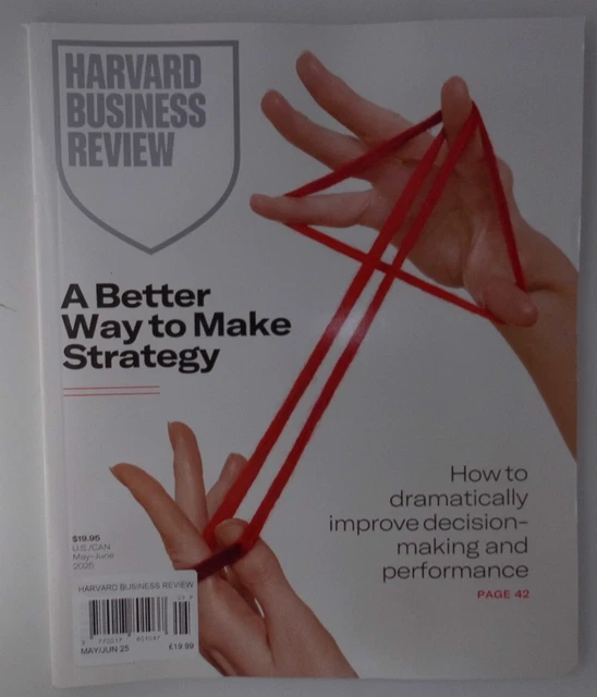 HBR HARVARD BUSINESS Review magazine May/Jun 2025 A Better way to make ...