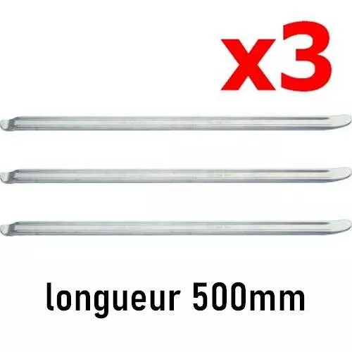 3 x Démonte pneus Acier Trempé 500 mm qualité supérieure - GARANTIE A VIE