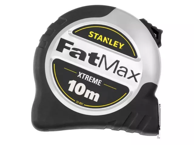 Stanley Fatmax Pro Poche Bande 10m (Largeur 32mm) (Métrique Seulement)