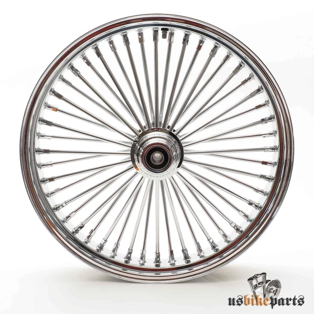 Jante gros rayons king spoke noire ou chrome