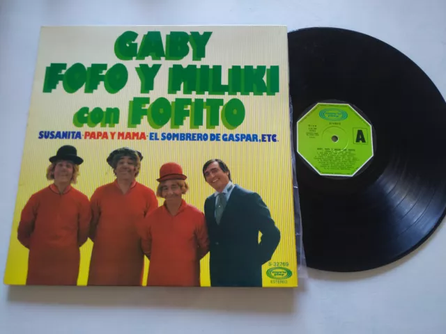 Gaby Fofo Miliki Fofito Los Payasos de la Tele 1975 - LP Vinilo 12" VG/VG