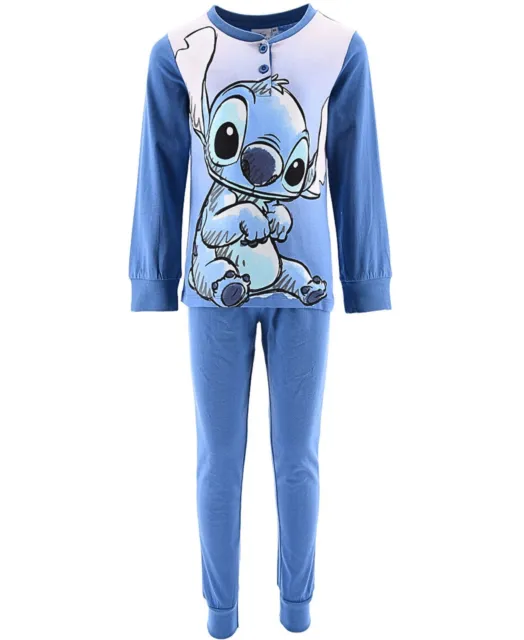 Schlafanzug Lilo & Stitch  - Disney Mädchen Pyjama Set lang Gr. 116 - 152 cm