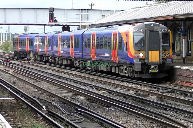 F48 35MM SLIDE South West Trains Class 450 450083 @ Eastleigh £3.54 ...