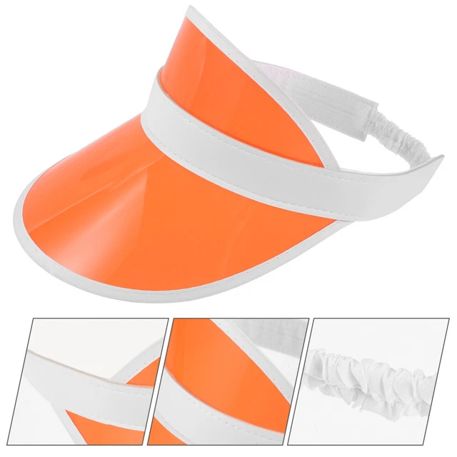 Cappello da sole esterno trasparente visiera solare cappello lato mare cappello antisole elegante largo