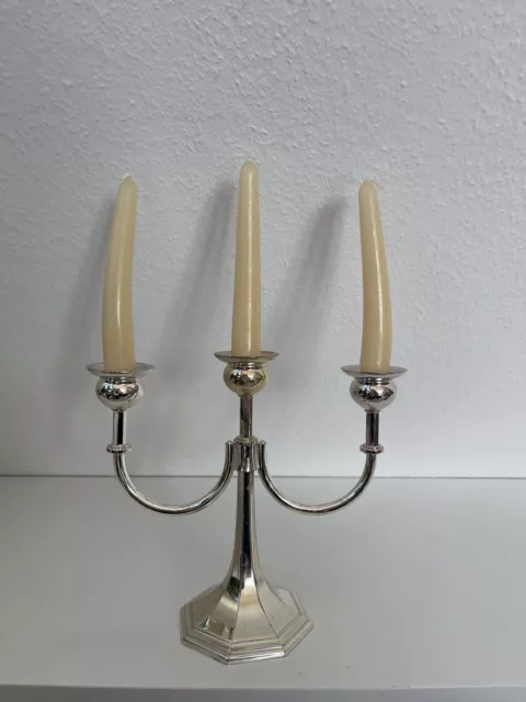 WMF Kerzenständer 3-flammig Kerzenleuchter La Galleria Design, Vintage