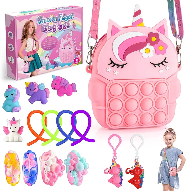 DIYFRETY CADEAU FILLE 3 4 5 6 7 8 9 10 Ans, Fidget Jouets Pack Pas