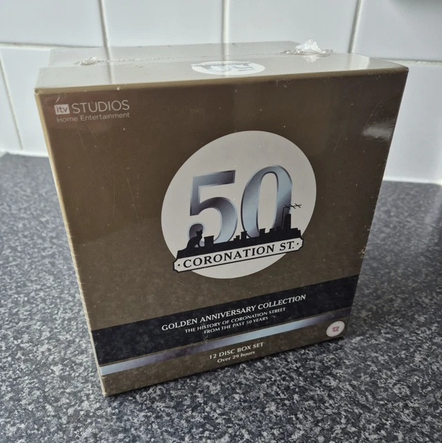 CORONATION STREET DVD 12 Disc Box Set Golden Anniversary Collection NEW ...