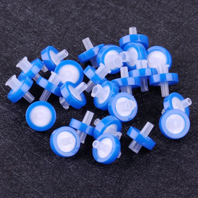 25pcs Syringe Filter 0.22 OD13mm Micron Made Nylon Disposable Chemistry Lab Ware