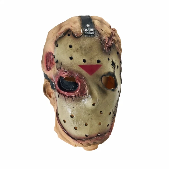 New Line Cinema Friday The 13th Jason Rubber/Latex Mask Costume Y2K 2000 HTF