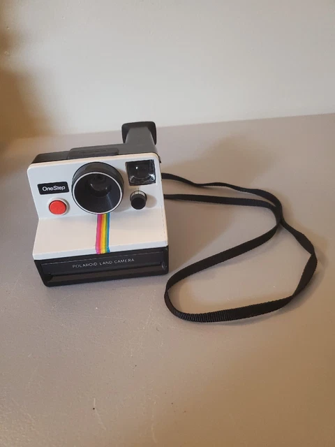Polaroid Land Camera Rainbow One Step w/ Strap SX-70 UNABLE TO TEST
