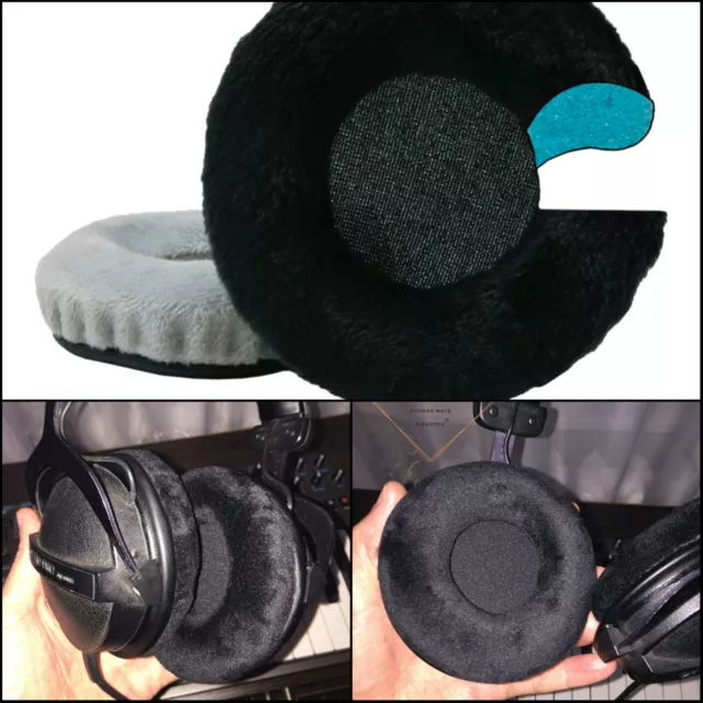Velvet Ear Pads For Beyerdynamic DT770 DT880 DT990 Pro Headset Headband Cushion