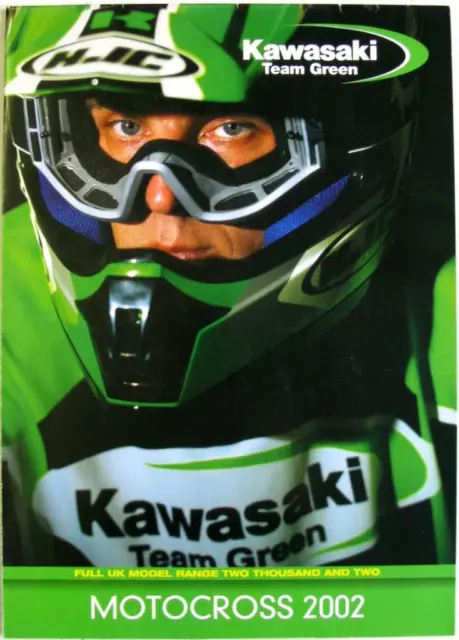KAWASAKI Team Green Motocross 2002 - Motorcycle Sales Brochure - 2002