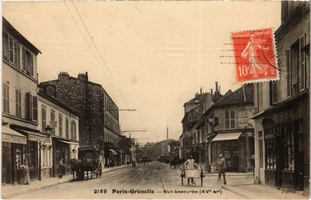 CPA PARIS 15e Rue Lecourbe F. Fleury (1249307)