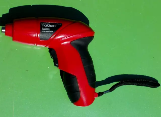 Hyper Tough 4.8V Rechargeable Cordless Screwdriver Ap00979J Red Oem (Drill Only)