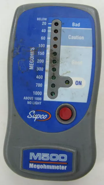 Supco M500 Megohmmeter with Soft Carrying Case