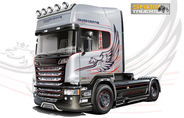 Miniature Camion Modélisme Kit De Montage Camion Italeri Scania R730 auto