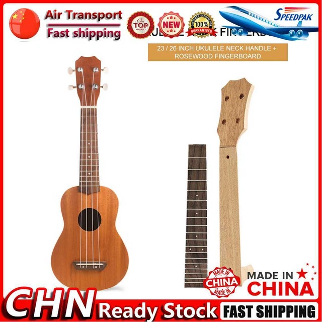 Ukulele Neck Fretboard Set DIY Accessories for Stringed Instruments (26 inch) Fr