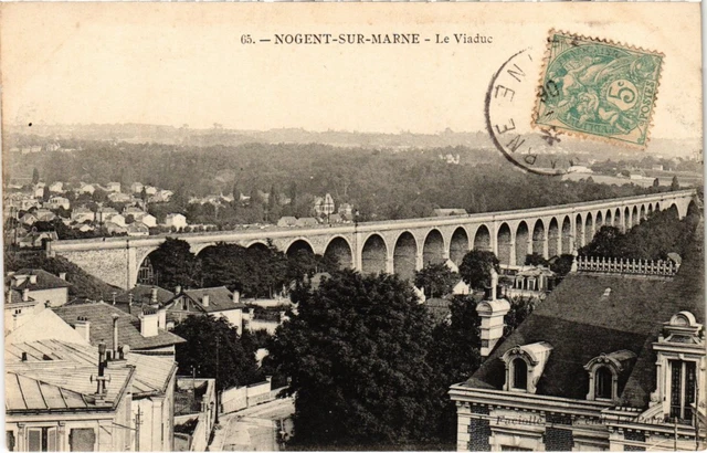 CPA Nogent sur Marne Le Viaduc (1348085)