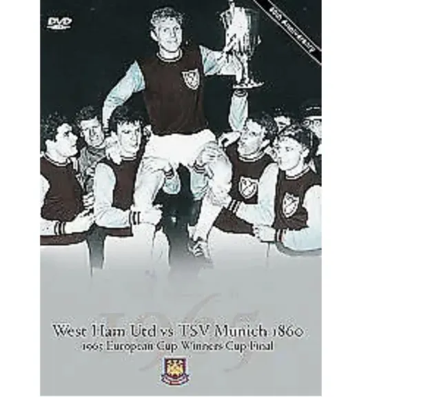 WEST HAM UNITED VS 1860 TSV MUNICH 1965 EUROPEAN CUP WINNERS CUP FINAL DVD New