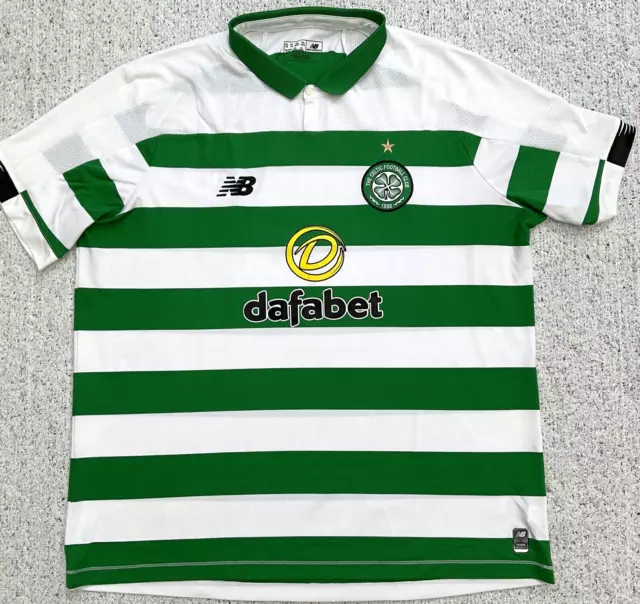 Authentic Celtic 2019-20 Home Football Shirt Size 2Xl Adult Nb (Mint)
