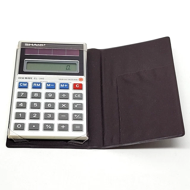 VINTAGE 80'S - Sharp - ELSIMATE - EL - 8029 Calculator Box Papers. EUR 20,59 - DE