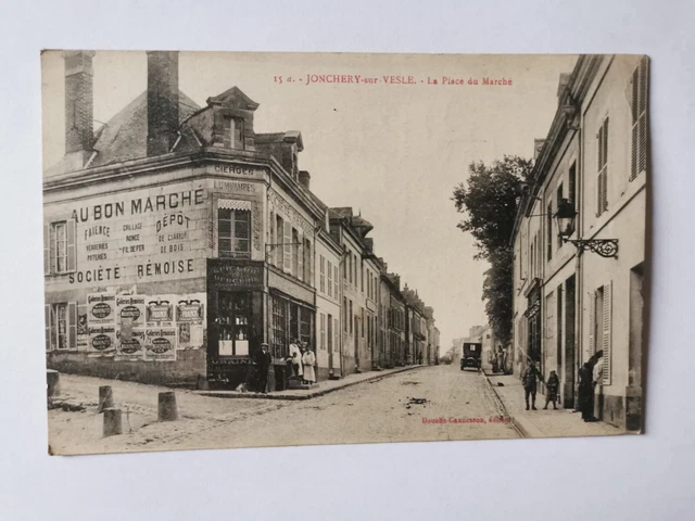 CPA 51 JONCHERY-SUR-VESLE - La Place du Marché