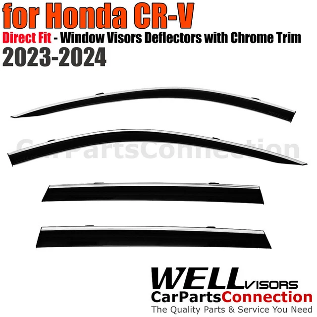 WELLVISORS FOR 20232024 Honda CRV Rain Guards Window Visors Vent