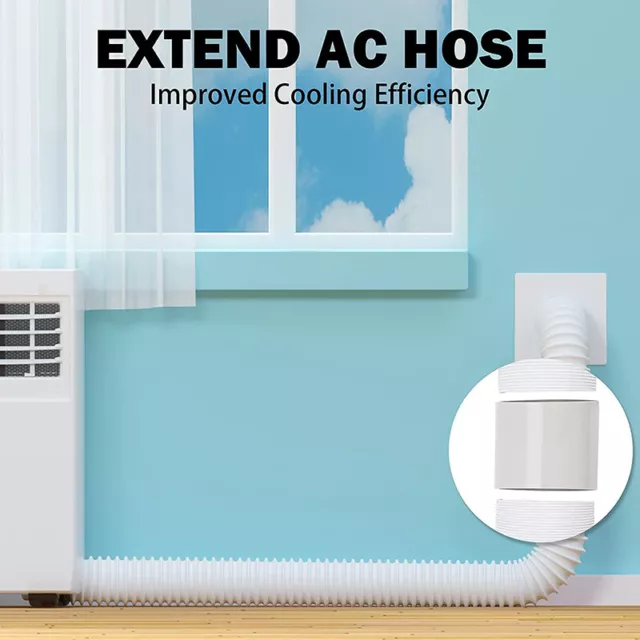 Portable Replacement Air Conditioner Exhaust Hose Pipe Connector Coupler Pa~m'