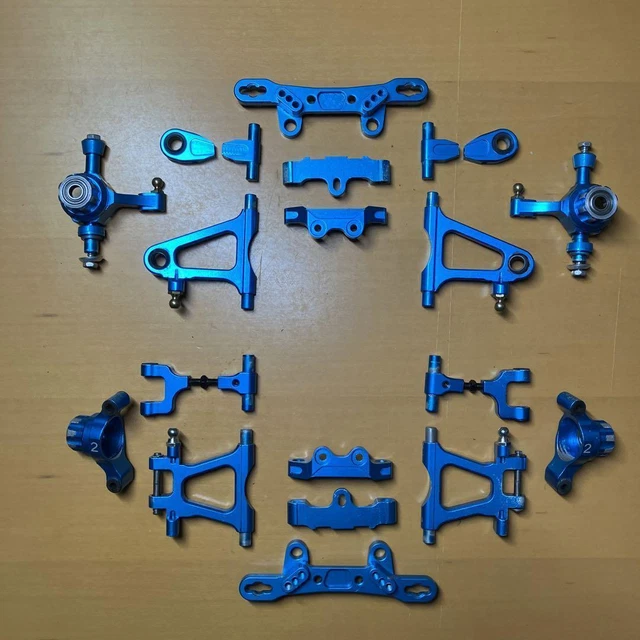 TAMIYA TT02 ALUMINUM Conversion Kit Blue Suspension Set £162.00 ...
