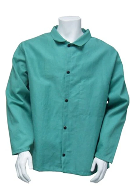 Chicago Protective Apparel 30" FR 100% Cotton Welding Coat Large Chicago