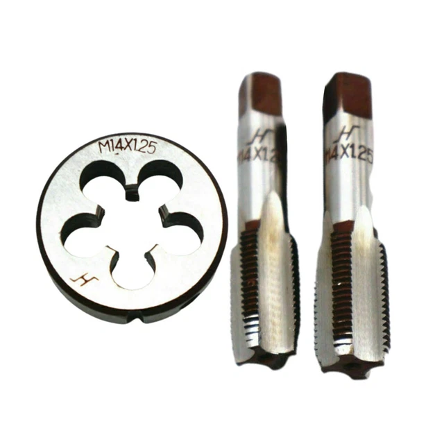 Set fili metrici di alta qualità 3 pz HSS M14X1 25 mm rubinetto e stampo M14X1 25 mm