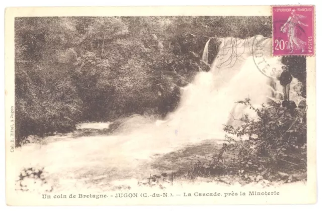 CPA 22 - JUGON (Côtes d'Armor) - La Cascade near the Minoterie