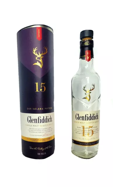 Glenfiddich Single malt Scotch Whisky. 15 years old. with Original Wrapper
