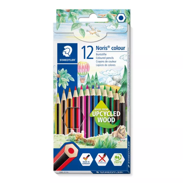 STAEDTLER 185 C12 Noris Colour Colouring Pencils - 12 Assorted Colou (US IMPORT)