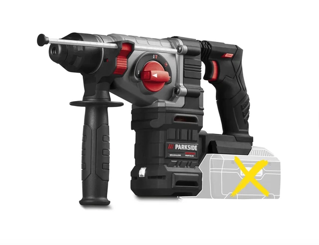 MARTELLO DEMOLITORE A batteria 20V PARKSIDE PERFORMANCE PKHAP 20-Li B2