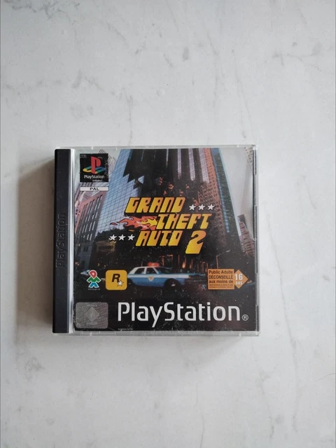 GTA 2 Sur PS1 – Version Française – Occasion (Loose) – Sony PlayStation