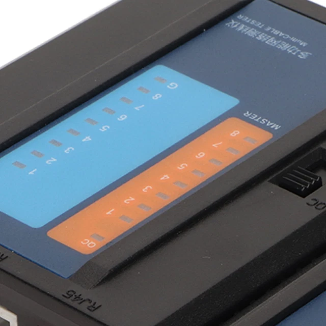 Progresive Digital Rj 45 Tester RJ45 CABLE TESTER Network Cable Tester Fault Diagnosis LED Indicator £ ...