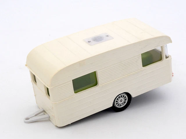 NOREV N°93 - Peugeot 404 Avec Caravane Digue - Bleu Ciel - En Boîte